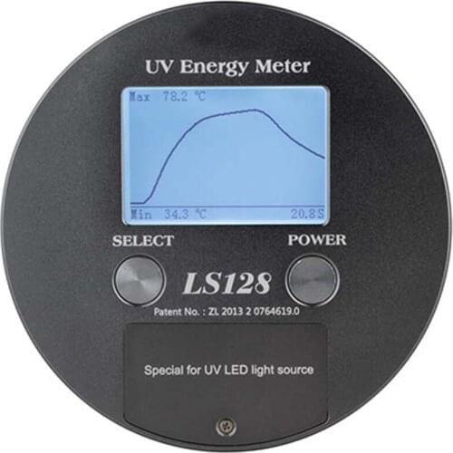 UV Energy Meter UV Power Puck Integrator with power temperature curve energy for 340nm to 420nm UV LED UV Curing LS128