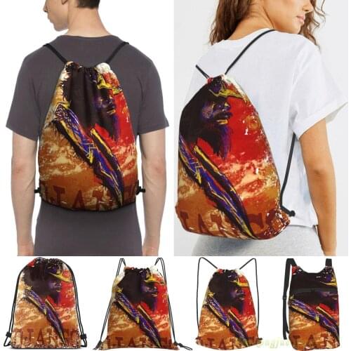 Unisex Drawstring Bags Django Unchained Women Drawstring Backpacks Men Outdoor Travel Backpacks Training Fitness Bag