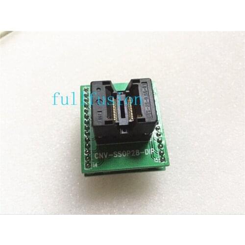 SSOP28-DIP Programming Adapter OTS-28-0.65-01 Enplas IC Test Socket IC body size 4.4mm Burn in Socket