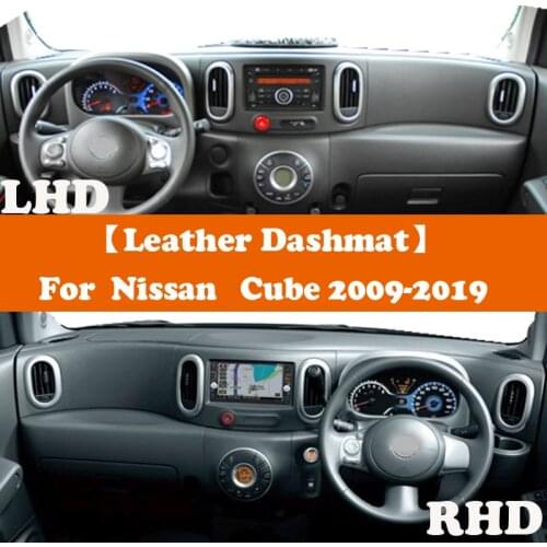 Suede Leather Dashmat Accessories Car-Styling Dashboard Covers Pad Sunshade For Nissan Cube Z12 15G Nv 2500 RV G3 2009-2020