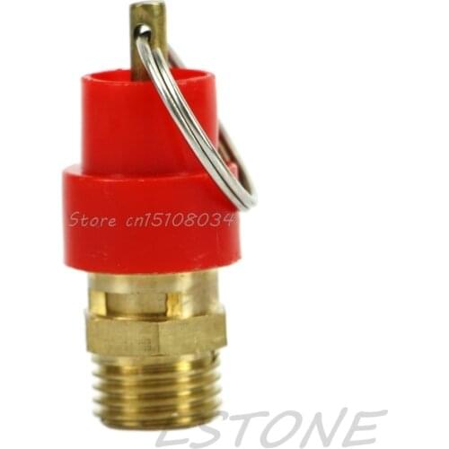 1PC 1/4'' 12KG BSP Air Compressor Safety Release Valve Pressure Relief Regulator S08 Wholesale&DropShip