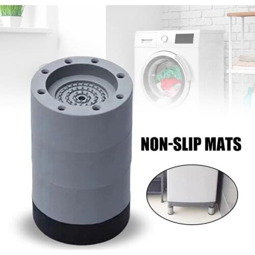 4Pack Anti Vibration Feet Pads Legs Slipstop Silent Skid Raiser Mat Shock and Noise Cancelling For Washing Machine UD88