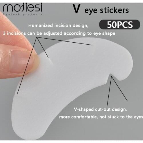 50 Pairs Of Eyelash Extension Eye Stickers Hydrogel Patches For Eyelashes Eyelash Extension Adhesive