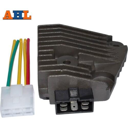 AHL Motorcycle Voltage Regulator Rectifier & Plug For Yamaha XV250 XV250S Virago XV250 Z V-Star XV125 S Virago Replacement