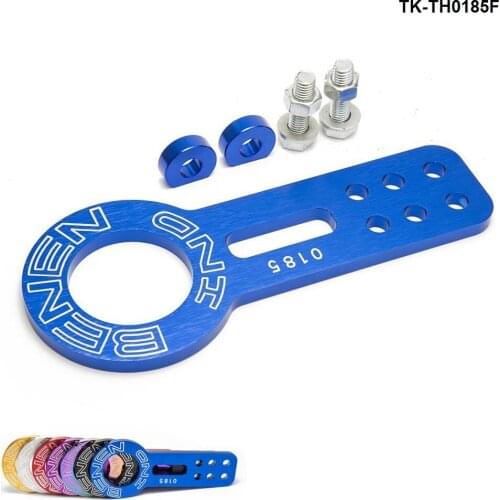 Anodized Universal Front Tow Hook Billet Aluminum Towing Kit For jdm Racing TK-TH0185F