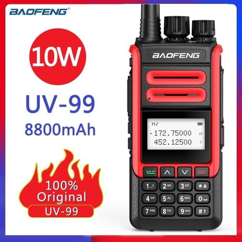 BaoFeng UV-99 10W Max Power Walkie Talkie Radio Station Comunicador 30KM Transceiver Upgrade UV-5R BF-9R PLUS Two way Radio