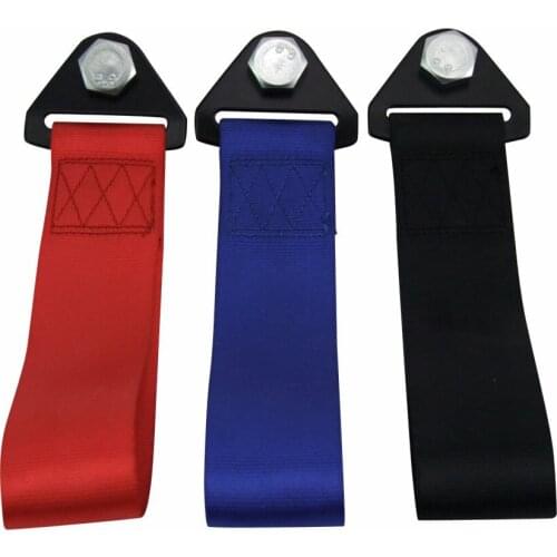 Trailer Towing Rope High Strength Nylon trailer Tow Ropes Racing Car Universal Tow Eye Strap Tow Strap Bumper style car styling