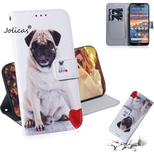Back Covers For para Nokia 4.2 Animal Pattern Case sFor Nokia telefoon 4.2 Capinha PU Leather Flip Wallet Case Mobile Celulars