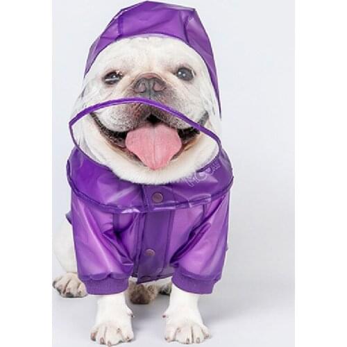 Dog Raincoat Waterproof Clothing for Dog Outfit Garment Pomeranian Poodle Bichon Schnauzer Pug French Bulldog Corgi Clothes