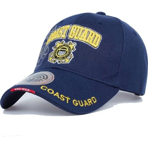 Casual USA Coast Guard Army Baseball Cap Bone US Navy Hat Snapback Caps Men Women Balck Tactical Cap Casquette
