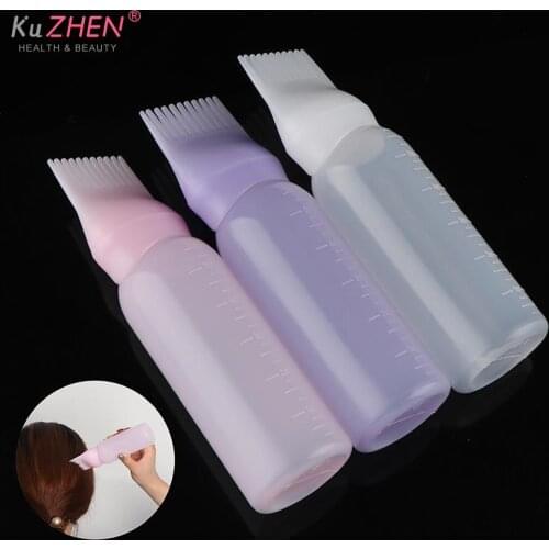 Hair Dye Applicator Brush Bottles Dyeing Shampoo Bottle Oil Comb Hair Dye Bottle Applicator Tools Styling Tool