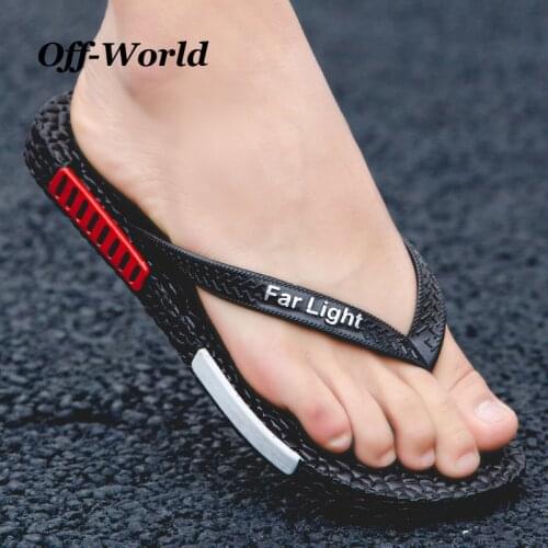 Summer Men Flip Flops Slippers Massage Fashion Sandals Shoes Pool Bathroom Street Outdoor Beach Vacation Footwear Male Sides