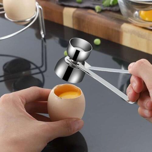 304 Stainless Steel eggshell Opener Double Head Two-In-One Stainless Steel Opener Kitchen Cooking Gadgets And Accessories