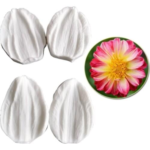 NEW Dahlia Veiner Silicone Mould Fondant Cake Decorating Tool Chocolate Gumpaste ,Sugarcraft,Kitchen AccessoriesM247273
