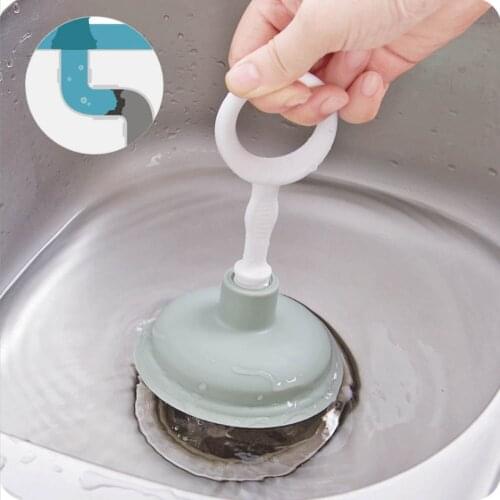 New Pipeline Dredge Suction Cup Toilet Plungers Powerful Cleaning Sink Drain Pipe Household Clean Tools