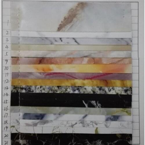 Wholesale 10 yards roll PU Artificial Leather Marble Decorative Leather sofa furniture soft leather fabric fashion design fabric