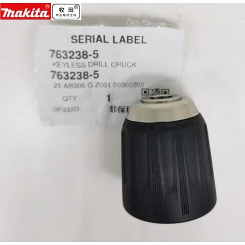 Makita Keyless Drill Chuck,​3/8" 10mm 763238-5 Chuck For DDF332 DHP332 FD07R1 FD07Z PH05R1 HP05Z