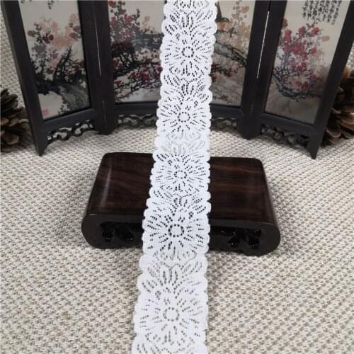 R1606H 3.5cm white Lace fabric Webbing Decoration Lovely gift packing Material