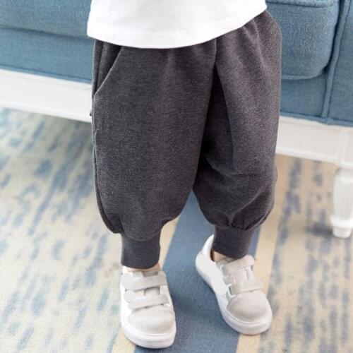 Baby Girls Pants Fashion Kids Clothes autumn Spring children Trousers for boys harem pants candy solid toddlers