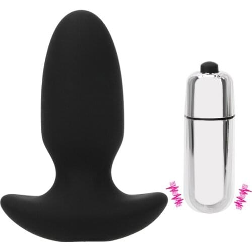 Silicone Anal Plug Jumping egg Prostate Massager Bullet Butt Plug Male Sex toys G-spot Massager