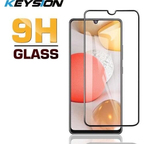 KEYSION Tempered Glass for Samsung Galaxy A12 A32 A42 5G Screen Protector Phone HD Glass Film for Galaxy A02S A20S A01 M01 Core
