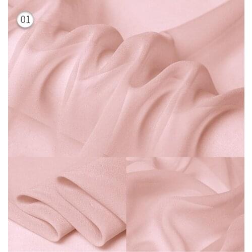 2 Meters 12 Mm Elastic Silk Georgette Fabric Natural Silk Color 140 Cm Width 52 Gsm Sample Testing