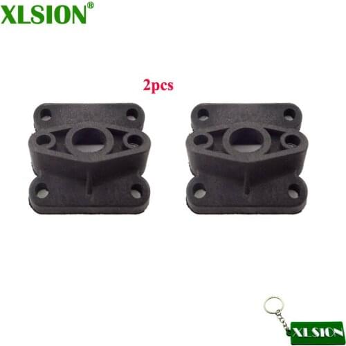 XLSION 2pcs Intake 40-6 Inlet Manifold Pipe For 47cc 49cc 2-stroke Mower Models Gas Scooter Dirt Pocket Motorcycle Mini ATV Quad