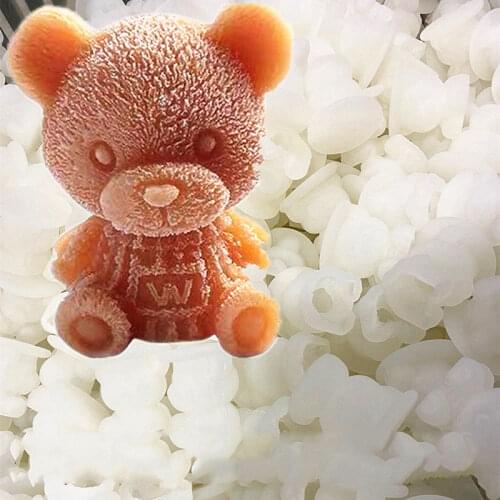 3D Bear Ice Cube Mold Mousse Cake Mold Chocolate Cake Mould Tray Ice Cream DIY Tool Whiskey Wine Cocktail Silicone Mold