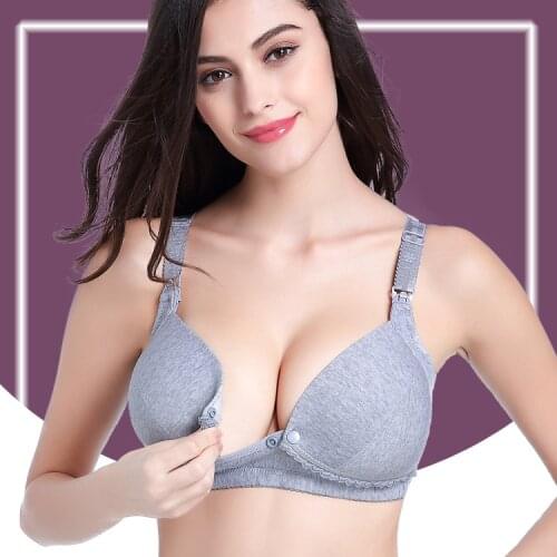 Maternity Breastfeeding Bra Cotton Nursing Bra for Pregnant Women