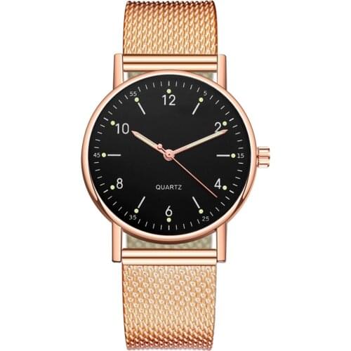 Top Brand Star Watch For Women Rose Gold Mesh Magnet Starry Sky Quartz Wristwatch Gradient Ladies Wrist Watches relogio feminino