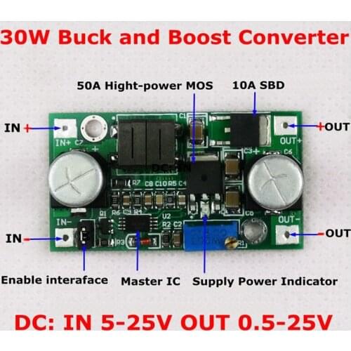 DC-DC Adjustable Step Up and Step Down Power Supply Module Boost and Buck Voltage Converter Super LM2596 & LM2577