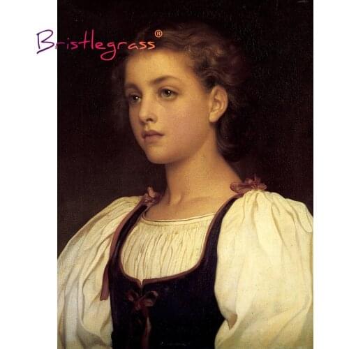 BRISTLEGRASS Wooden Jigsaw Puzzles 500 1000 Pieces Biondina Frederick Leighton Educational Toy Collectibles Paintings Home Decor