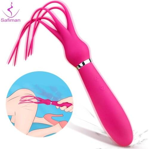 Sex Whips Vibrators Sexy Octopus Flirting For Women Clitoris Stimulator Vibrating Dildos Anal Plug Vaginal Expander Erotic Toys