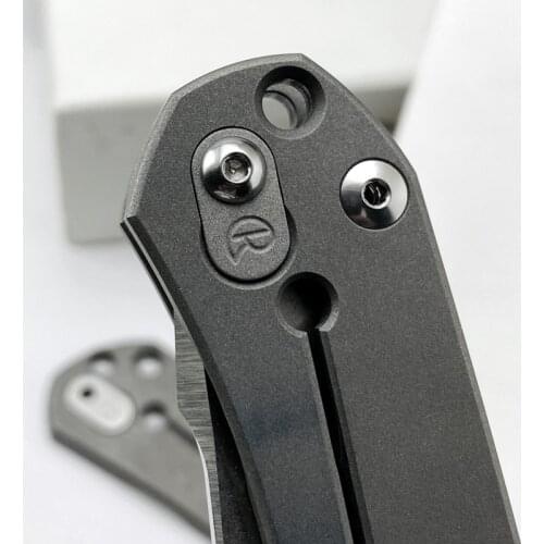 Custom Made Titanium Alloy Pocket Knife Clip Filler Tab For CR Chris Reeve Large Small Sebenza Umnumzaan Clips Patch DIY Tools