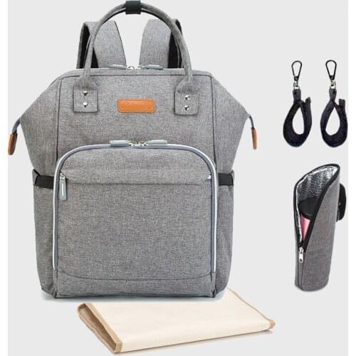 Multi-function Mummy Maternity Bag Diaper Bag Backpack Nappy Baby Bag with Stroller Straps for Baby Care Mochila Travel Backpack