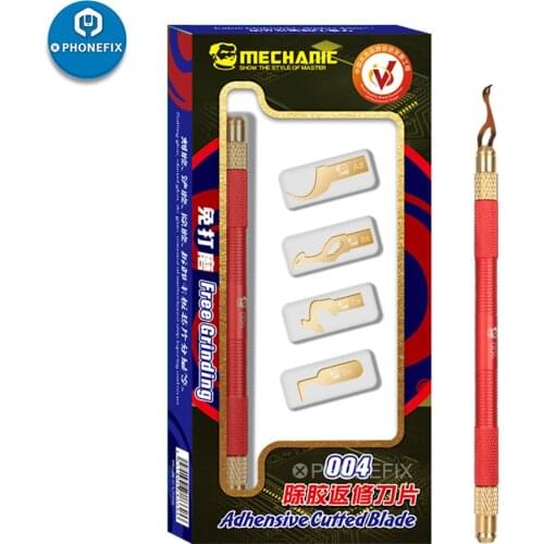 Mechanic 004 Blades Set CPU Glue Remover BGA Motherboard Chip Layer Disassemble Scraping Knife IC Chip Degumming Knife Tool Kit