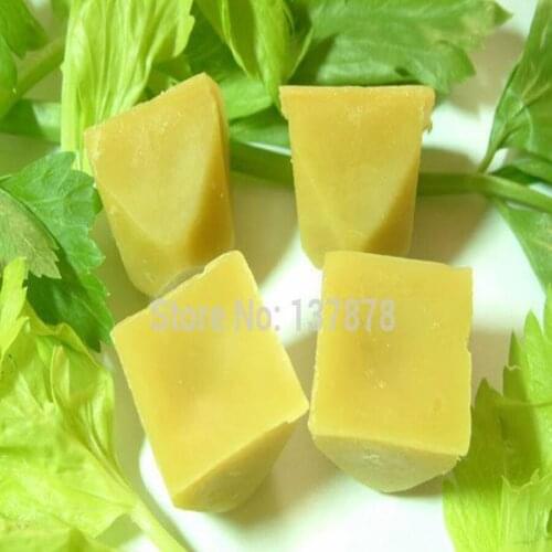 Grade A natural pure yellow beeswax block 1kg/pack