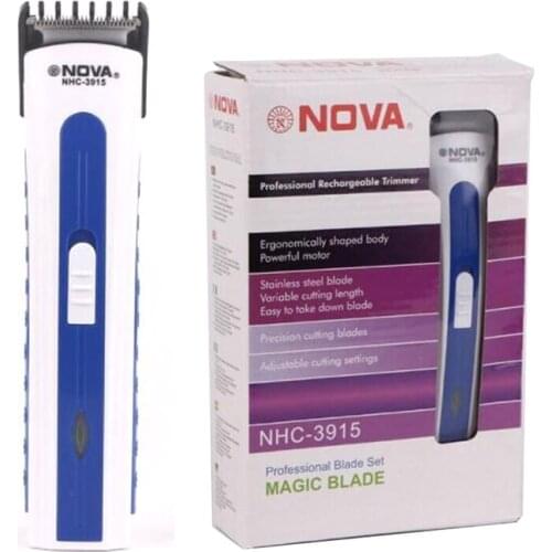 NOVA NHC-3915 Professional Electric Hair Trimmer Beard Shaver Razor Rechargeable Hair Clipper Grooming 220V EU Plug or Battery