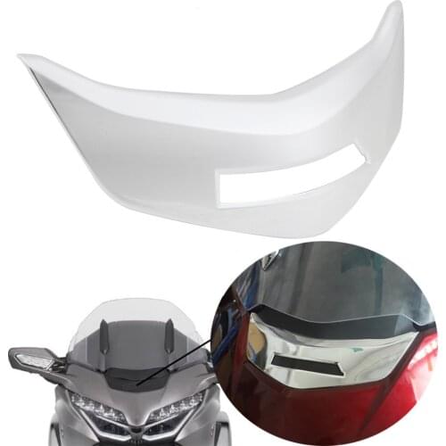Motorcycle Fairing Head Cover Front Upper Cowl Chrome Accent Trim For Honda Gold Wing GL1800 Tour DCT Airbag 18-up