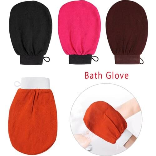 Hammam Shower Bath Scrub Glove Exfoliating Body Scrub Facial Tan Massage Mitt Removal Kessa Exfoliate Peeling Glove Towel