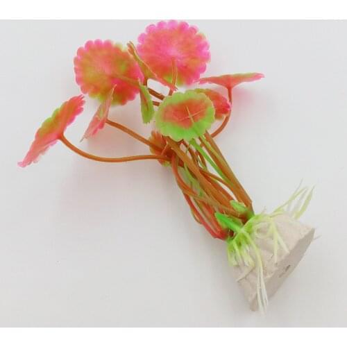 Plastic Aquarium Plants Delicate Artificial Aquario Ornament Decor Landscape Fish Tank Plants 6 Pcs/lot