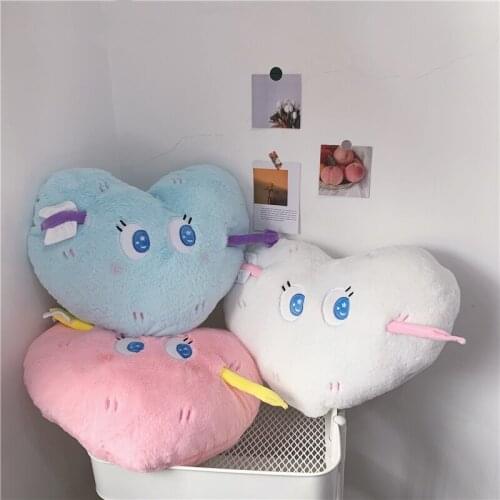 50cm Plush Pillow Cupid Arrow Love Long Plush Soft Comfortable Pillow Gift For Girlfriend Love Heart Shape Cute Birthday Present
