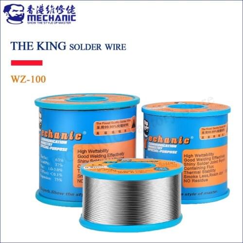 MECHANIC Rosin Core Solder Wire 200g 0.2/0.3/0.4/0.5/0.6 Low Melting Point Welding Tin Wire BGA Soldering Tools for Electronics