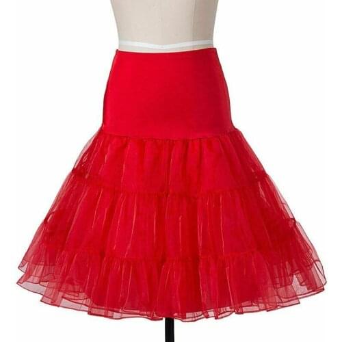Tutu Skirts Swing Rockabilly Petticoat Underskirt Fluffy Wedding Bridal Vintage 2023