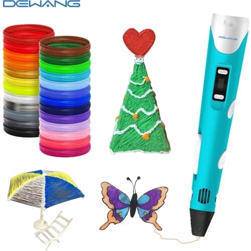 DEWANG 3D Printer Pen 3D Pen with USB Cable 3D Printing Pen Compatible PLA ABS Plastic Best Birthday Gift DIY Craft Toy for Kid
