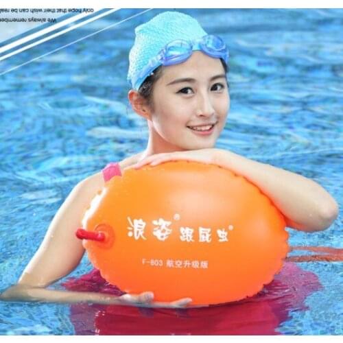 For Competent Swimmers Water Equipment Swimming Air bag Safety Adult PVC Thickening Dual Airbags Lifesaving Float Swimming Ring