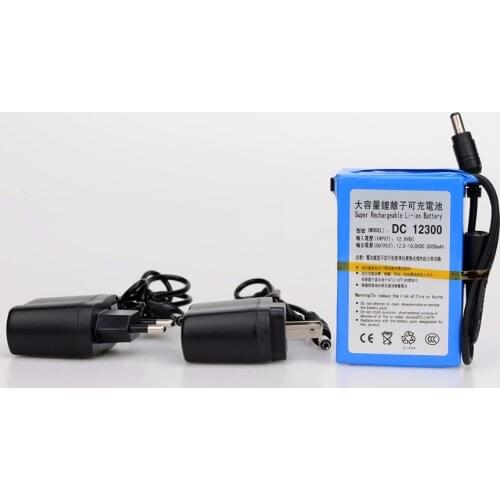 MasterFire High Quality DC 12V 3000mAh Super Rechargeable Lithium-ion Battery Pack For CCTV Camera Batteries DC 12300
