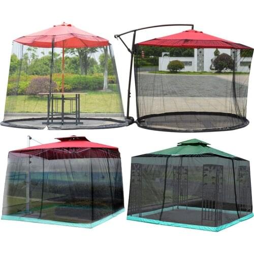 Outdoor Mosquito Net Patio Umbrella Cover Mosquito Netting Screen UV Resistant Mosquito Netting for Outdoor Yard Camping