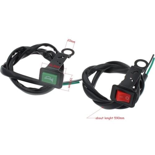 Universal Horn Signal Headlight Switch Button For Electric Bicycle Motorcycle Scooter Bike