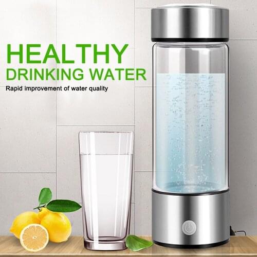Hydrogen Water Generator Hydrogen-Rich Water Bottle Ion Maker Rechargeable Water Filter Electrolysis For Refreshing Water